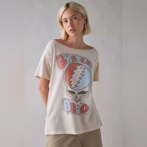 Urban Outfitters Cream Grateful Dead Tee Grateful Dead